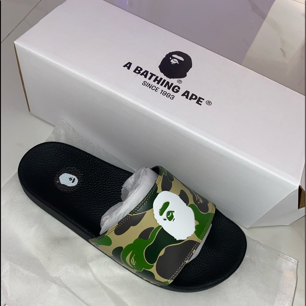 Bape abc camo slides